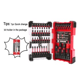 Protorq Impact Drive Bit with Quick change bit holder, Christmas Gift, holiday gift, 48 pieces