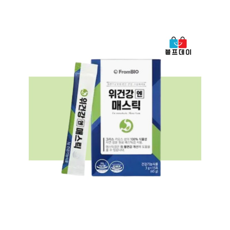 From Bio 프롬바이오 그리스 위불편 위건강엔 매스틱 검 3g x