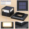 Outdoor Solar Post Cap Lights, 20 Lumen High Brightness Waterproof