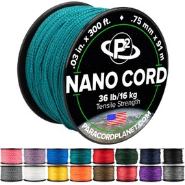 Paracord Planet Nano Cord –Lightweight Nylon Nano Paracord – Great for Arts & Crafts, Home Décor, Camping and More