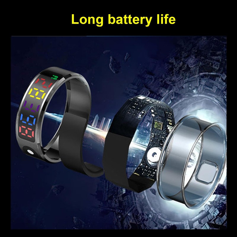 Generic Smart Ring for Women Men, Water Proof Health Tracker