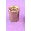 Solid Brass Barrel Coupling 5/8" tall UNFINISHED BRASS 1/8 IPS