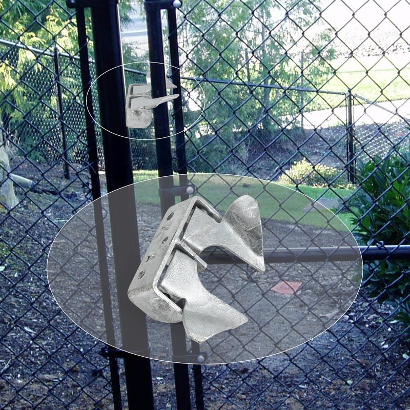 Wmebee Wall Mount Butterfly Latch 1-3/8" to 1-5/8", Gate Fork