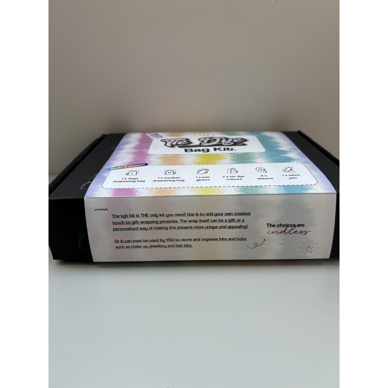 TGB Tie Dye Fabric Gift Bag Kit 2 Tulip Colours