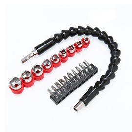 Flexible Drill Bit Shaft Extension Screwdriver Connectors 295mm Screwdriver Universal Shaft Flexible Shaft Bits Electronics Drill Extention Screwdriver Power Tools 20PCS