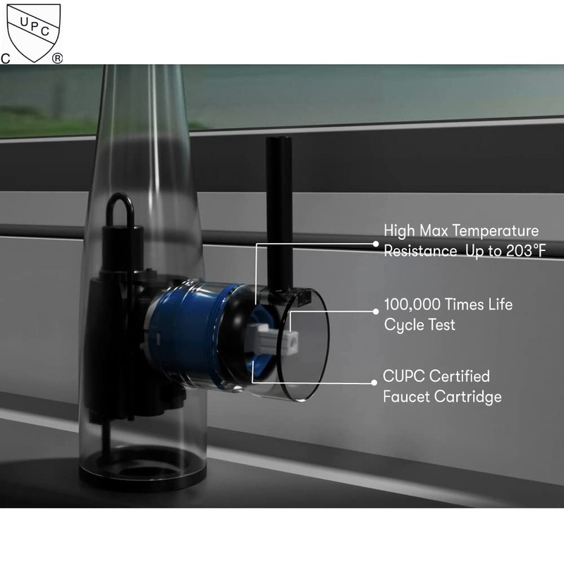 Ousun 35mm Ceramic Faucet Cartridge, N35DW Set of 5, Replacement