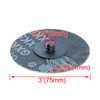 Hiqalty 50PCS 3 inch Sanding Disc Roll Lock R-Type Sandpaper