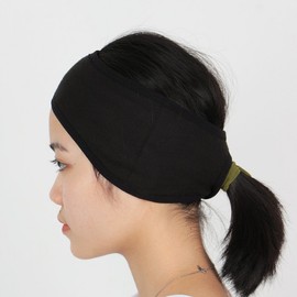 Badminton Sports Headband - Autumn Winter Fleece Ear Protection for Running (Warm, One Size) Size/Blue 5ea