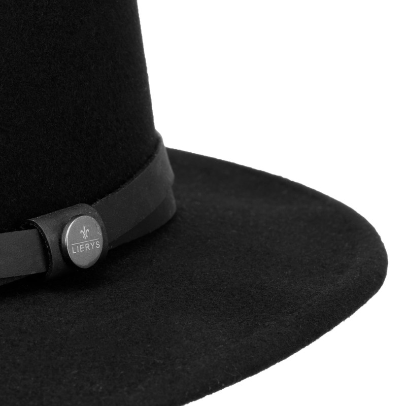 LIERYS Monterrey Traveller Wool Hat - Black Hat (54-63 cm)