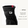 Hestra Junior Glove Touch Point Fleece Liner - Black -
