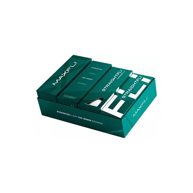 2025 Maxfli Golf Balls, Straightfli Golf Balls, Straight Fly, Non-Bendable