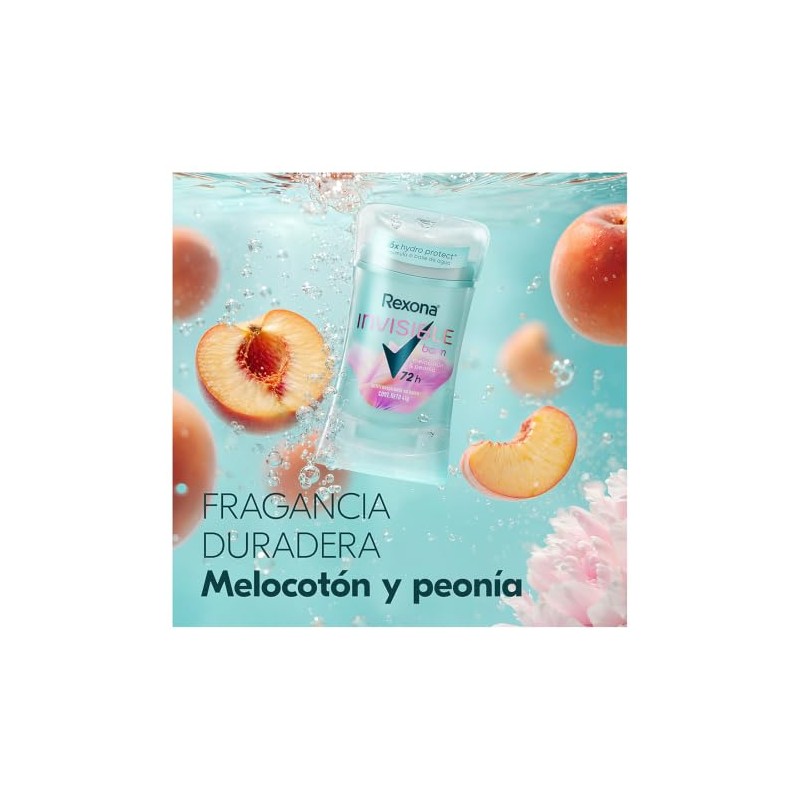 Rexona Invisible Balm Melocotón Peonia 41g