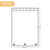 Seenus Waterproof Fabric Stall Shower Curtain with 3 Big Magnets,