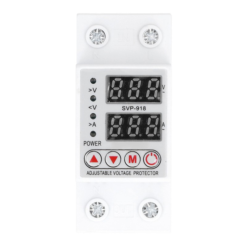 Overvoltage Protector Adjustable Voltage Current Automatic Reset Circuit Protection Device