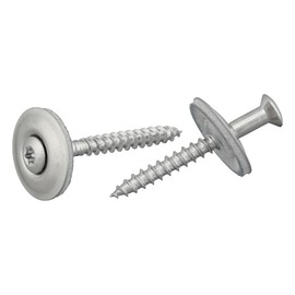 Plumber Screws with EPDM Sealing Washer (20 mm) and Torx Drive / TX20 | Stainless Steel A2 | Similar to DIN 7995/DIN 9171 | Trapezoidal Sheet Metal Screw | Tapping Screw (4.5 x 20 mm, Pack of 100)