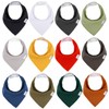 Baby Bandana Drool Bibs for Boys Girls,Super Absorbent Triangle Baby