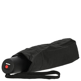 Knirps Umbrella Pocket Umbrella with Automatic Open/Close in Case, black, Automatic pocket umbrella