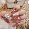 Pink Beam Handmade Nail Tips - Long Stiletto / 핑크빔