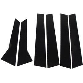 B Pillar Post Trim Gloss Black Seamless Easy Installation Side Window Sticker Strip for Macan 95B 2014 to 2023