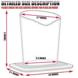 bvya Plush Lined Eyeglasses Holder Stand Glasses Protective Holder