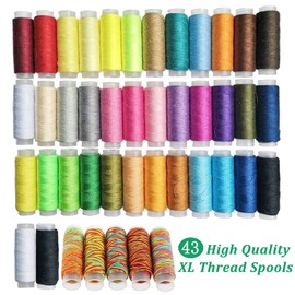 TWBEST 304 Pieces Sewing Kit, Sewing Accessory Set, Sewing Kit, 43 Spools of Yarn, Sewing Kit for Home with Carry Bag, Premium Large Format Sewing Set for Beginners, Children, Travel, Camping and