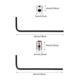 20Pcs Pin Backs Locking Metal Pin Locking Pin Backs for Pins Pin Keepers Locking Clasp with Wrench (6 * 5mm/0.24 * 0.2inch)