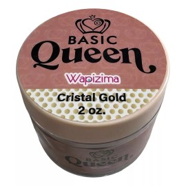 Wapizima Acrílico Cover Queen Make-up 2 Onz Wapizima Premium Color Cristal Gold