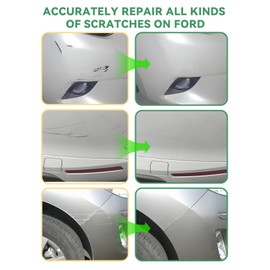 Car Touch Up Paint Race Red(PQ) for Ford, Color Accurate Car Scratch Repair Remover Pen Fix Auto Paint Chips and Nicks