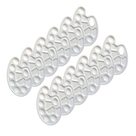 Herlitz Plastic Mixing Palette with Thumb Hole Mixing Palette Nur Mischpalette