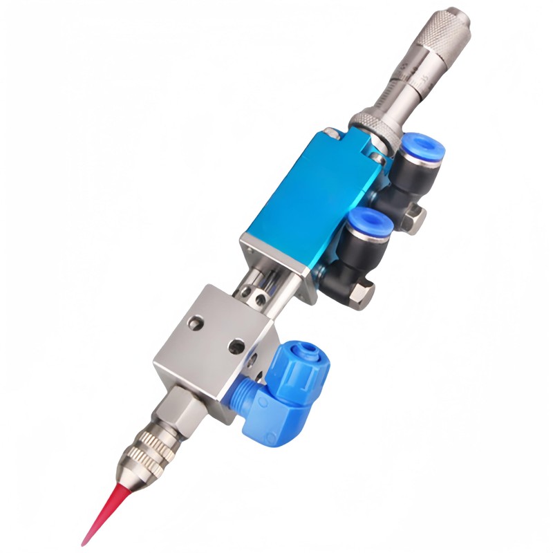 KZU Precision Thimble Dispensing Valve, Glue Dispenser Valve with Micrometer