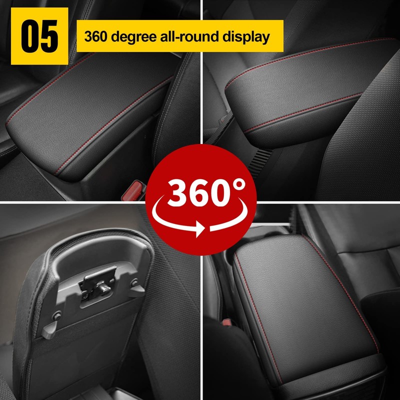 AOMSAZTO Leather Center Console Cover for Honda Civic 2015 2014