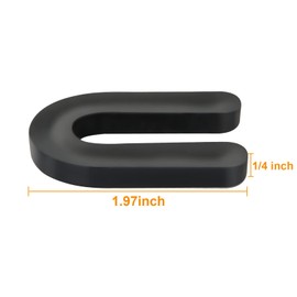 ZIQI 200Pcs 1/4 inch Horseshoe Shim Tile Spacers, Plastic Shims Structural Horseshoe U Shape