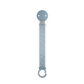 Suavinex, Portaciuccio in tessuto per neonati, Nastro con disegno double-face, Catenella per ciuccio, Clip con fermaglio, per ciucci con anello. +0 mesi, adatto ai neonati, Wonder Tinta unita Blu