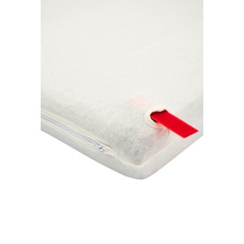 Meyco Deluxe Mattress Cover for Travel Cot (Cover Made of 100% Cotton, Jersey Quality, Soft, Skin-Friendly, Stretchy, Washable and Suitable for Dryers, Size: 60 x 120 cm), Off-White