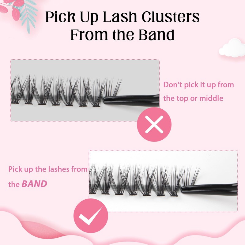 Parriparri Eyelash Extensions, 200 Pieces, Individual Lash Extension, 30D C