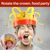 Musical Party Game Toy Rotating Crown Hat Electronic Rotating Crown