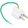 BUFFALO BSTAPA01WH 3-Pin to 2-Pin Conversion Adapter, White