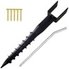 Furnishh No Dig Ground Anchor - 27" U Model Post