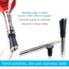 Soireehome Tempour Gourmet Filter, Stopper, Aerator & Pourer for Wine