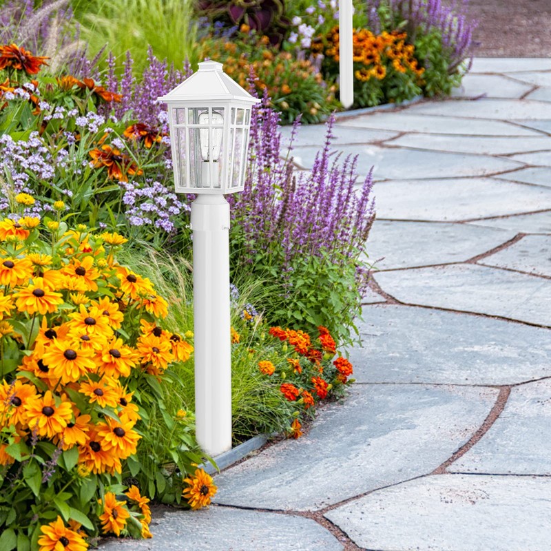 Darkaway Outdoor Post Lights Lamp Post Light Fixture, Waterproof Aluminum