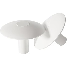 Pool Anchor Socket Cover Shields for Ladder and Handrails，Pool Ladder Hole Covers and Railing Bases Accessories -White Set of 2