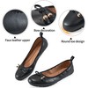 Reimferce Womens Flats Ballet for Work: Black 7.5 Dress Comfortable