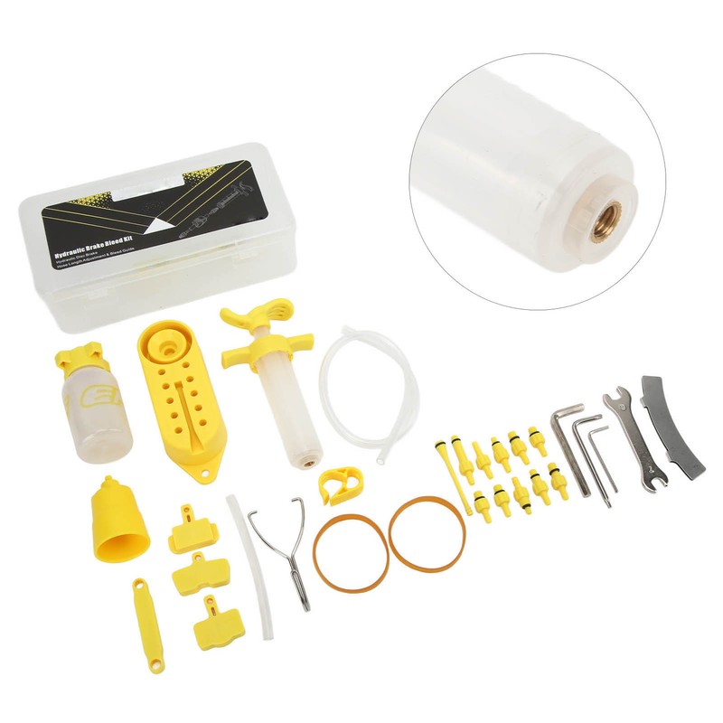 Bike Brake Bleed Kit High Strength Flexible Low Resistance Bike
