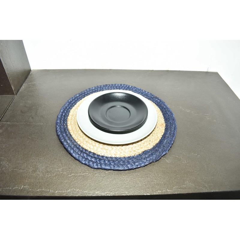 Ripaz Vogue - Round Placemats Natural Jute Fiber Handmade Rustic