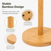 Wooden Paper Towel Holder for Kitchen & Bathroom – Stable