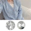 100pcs Acrylic Rhinestone Round Button 15MM 2 Holes Buttons for