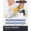 FM London 8-pack Mens Bamboo Trainer Socks - Super Soft,
