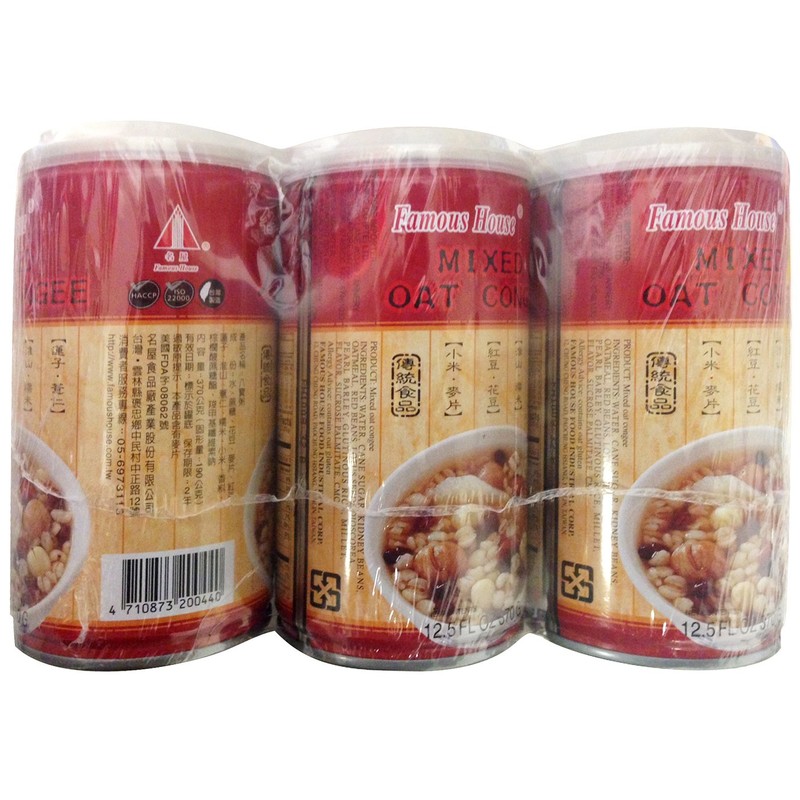 八宝粥 Mixed Oat Congee Porridge Dessert Soup 12.5 fl oz