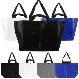 Fashion Extra Large Tarpaulin Bag (65cm Width x 40cm Height) Plain Tarpaulin Bag (Large, 20cm Width) - Red 5ea