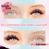 AIWEITA Individual Lashes 120PCS Cluster Lashes Fluffy Wispy False Eyelashes